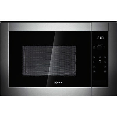 Neff H12WE60N0G Built-In Microwave, Stainless Steel